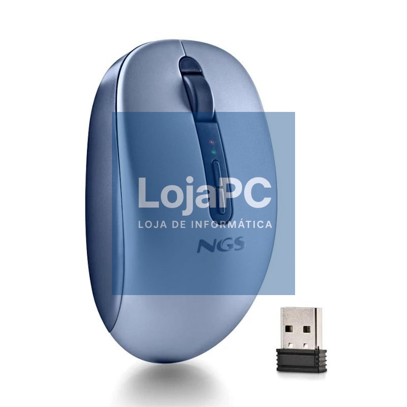 NGS Ratón Inalámbrico 2.4GHZ Dual BT FOGDUAL BLUE — imagem 2