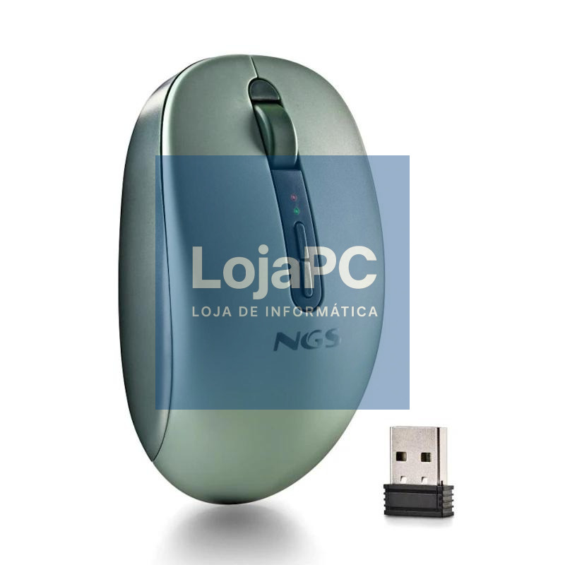 NGS Ratón Inalámbrico 2.4GHZ Dual BT FOGDUAL GREEN — imagem 2