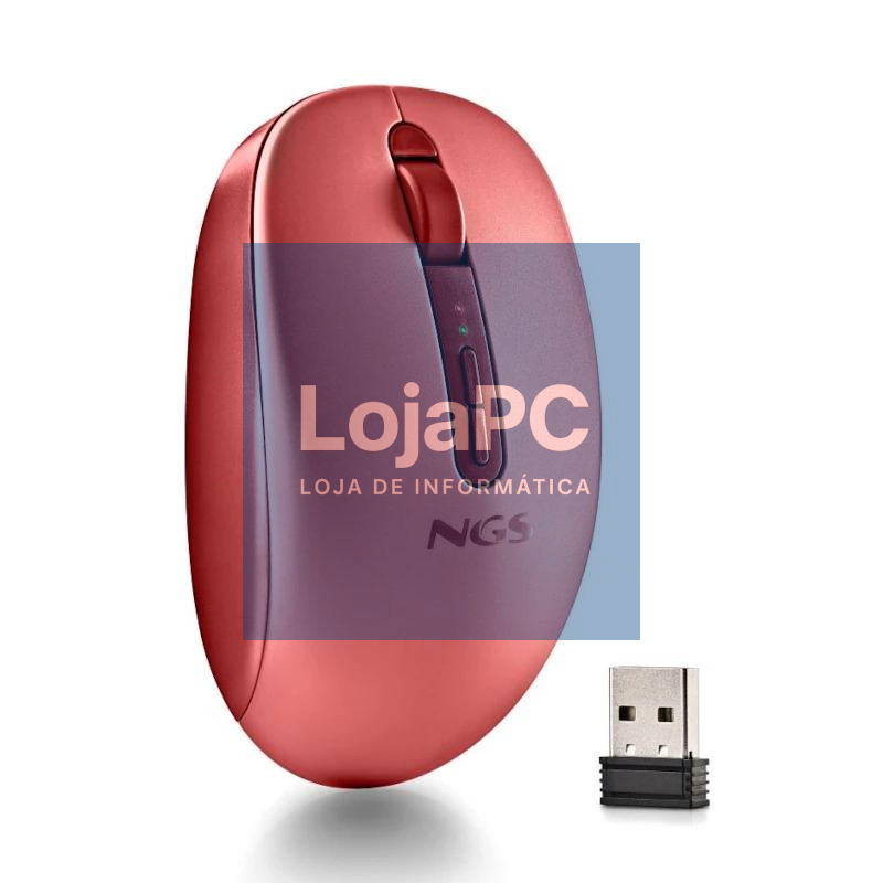 NGS Ratón Inalámbrico 2.4GHZ Dual BT FOGDUAL RED — imagem 2