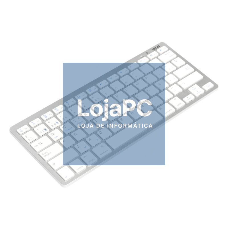 iggual Teclado Bluetooth Slim TKL-BT plata 2 canal — imagem 2