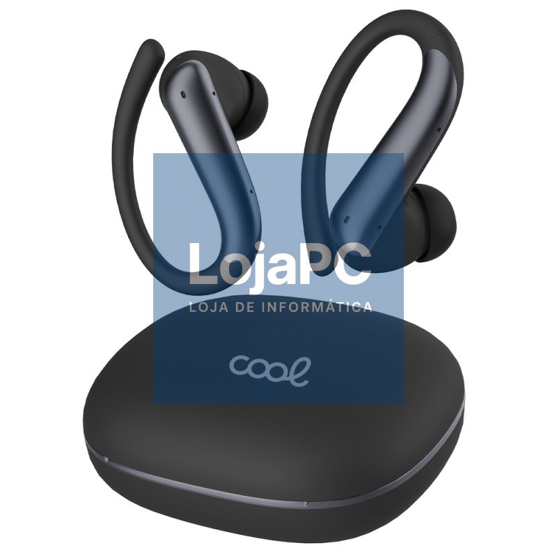 Auriculares Stereo Bluetooth Earbuds COOL Ginásio ANC Preto
