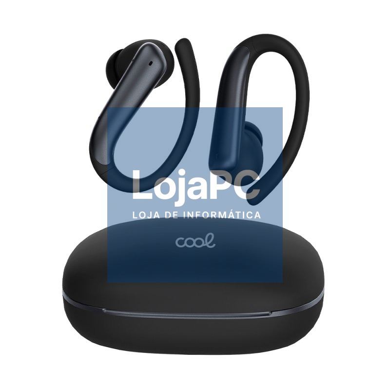 Auriculares Stereo Bluetooth Earbuds COOL Ginásio ANC Preto — imagem 2