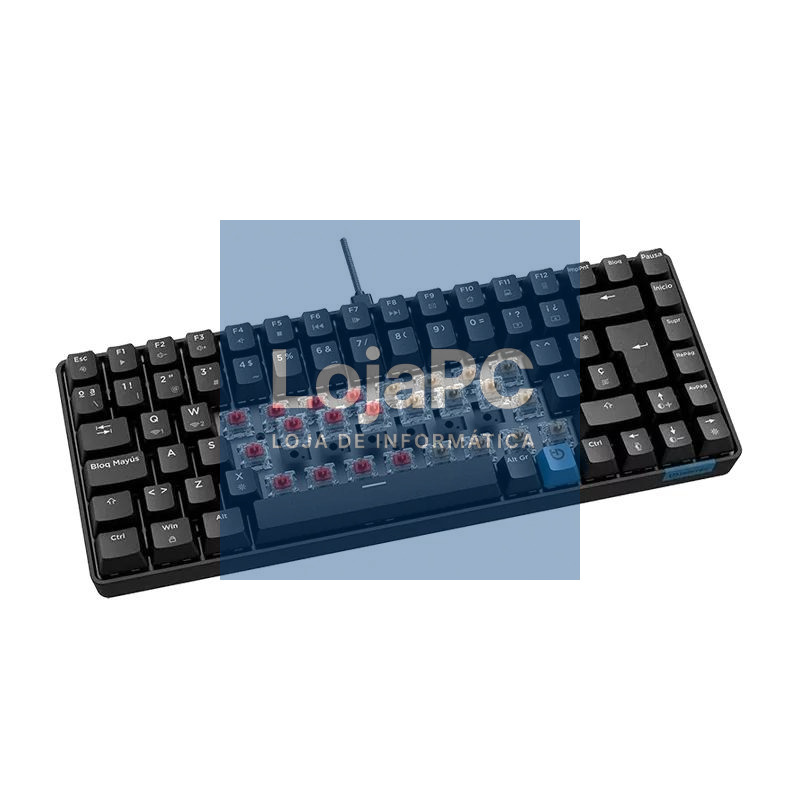 Hiditec teclado Gaming GM1K Switches red — imagem 3