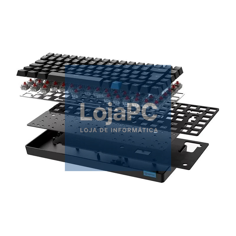 Hiditec teclado Gaming GM1K Switches red — imagem 2