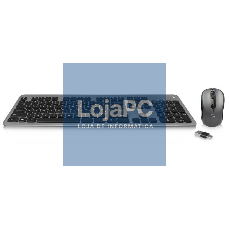 EWENT Kit Teclado +raton Ew3272 Slim