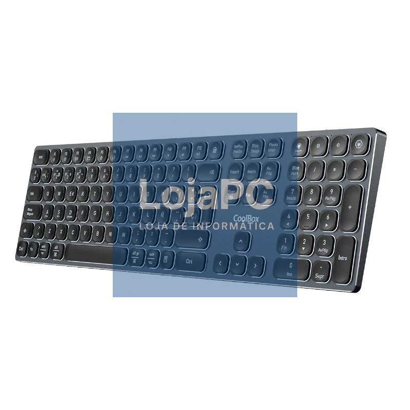 Coolbox Teclado Inal. Retroil.MOONLIGHT B431 Negro