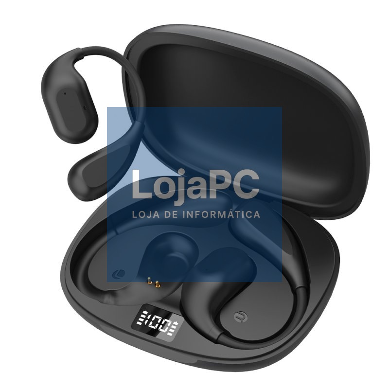 Auriculares Stereo Bluetooth Earbuds COOL Moon Cinza escuro — imagem 2