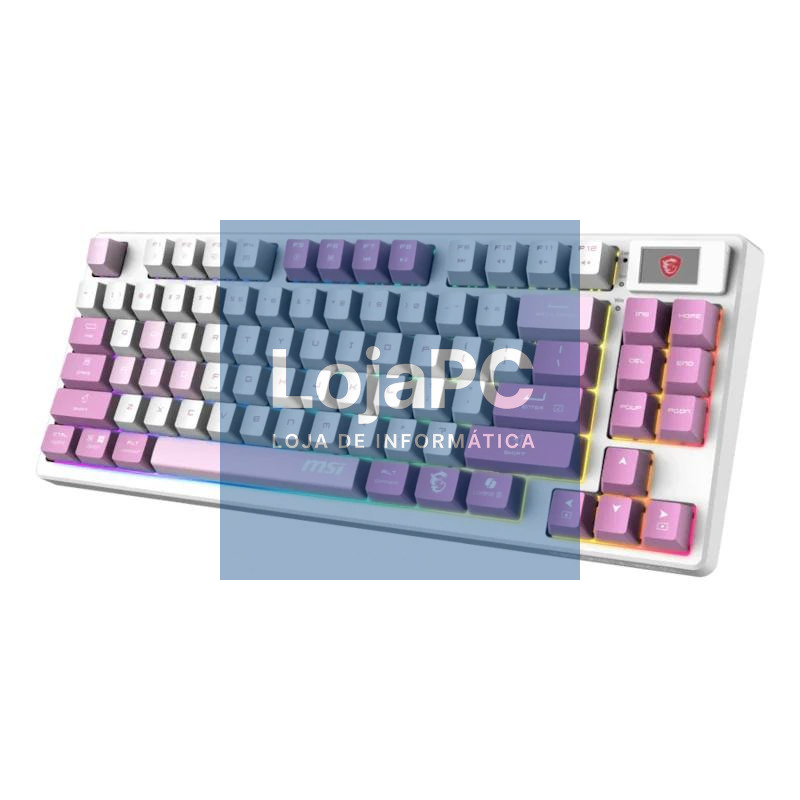 Msi Teclado FORGE GK600 TKL W VIOLET ES BT — imagem 3