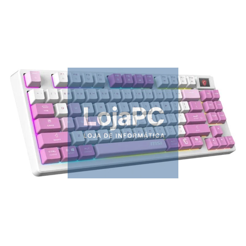 Msi Teclado FORGE GK600 TKL W VIOLET ES BT — imagem 2