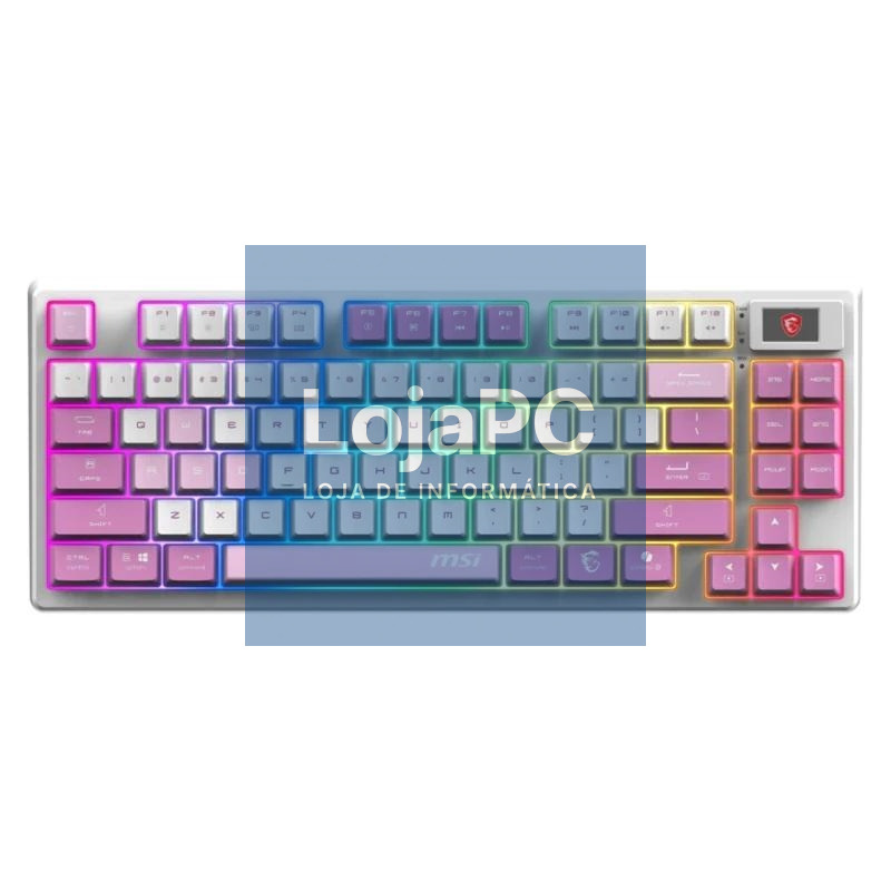 Msi Teclado FORGE GK600 TKL W VIOLET ES BT