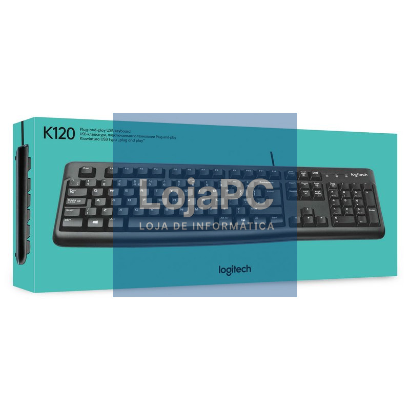 Logitech Teclado K120 OEM USB — imagem 2