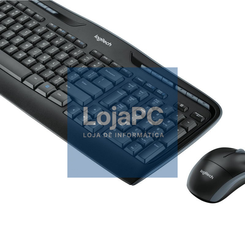 Logitech Teclado+ Ratón MK330 USB Negro — imagem 3