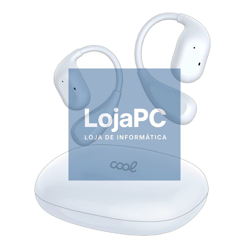 Auriculares Stereo Bluetooth Earbuds COOL Moon Branco