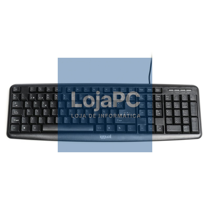 iggual Teclado USB estándar CK-BASIC-105T negro