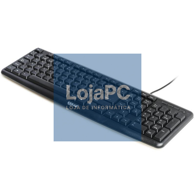 iggual Teclado USB estándar CK-BASIC-105T negro — imagem 3
