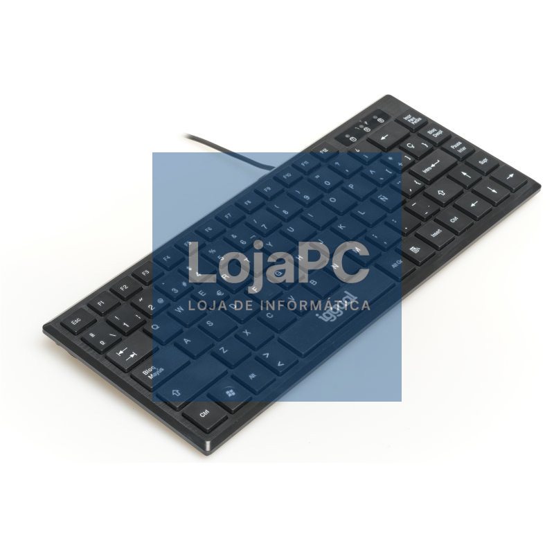 iggual Teclado USB compacto TKL Slim TKL-USB negro — imagem 3