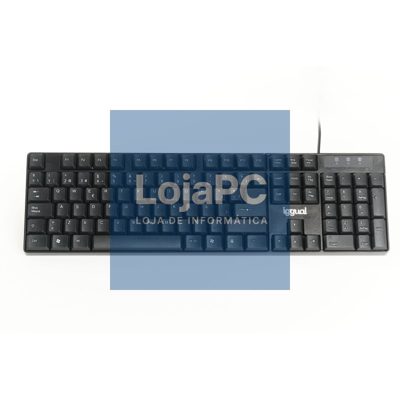 iggual Teclado USB estándar CK-FRAMELESS-105T