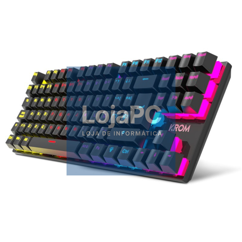 KROM Teclado Gaming NXKROMKASICTKL TKL RAINBOW — imagem 5