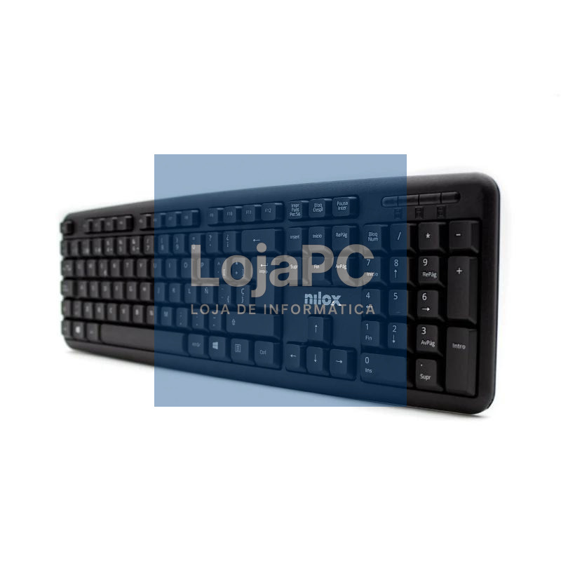 Nilox Teclado Compacto NXKBE000002 Usb Negro — imagem 3