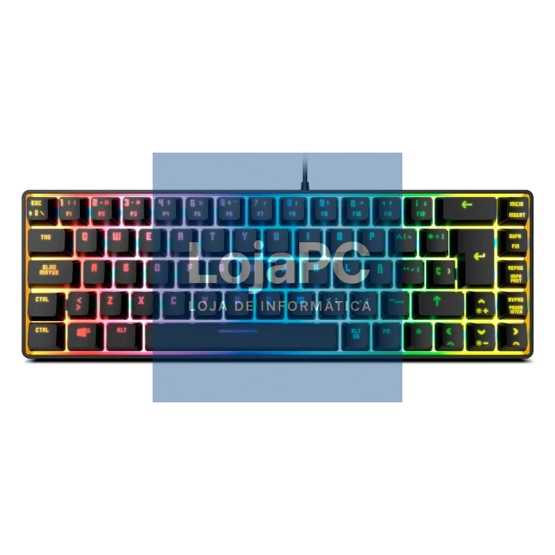 KROM KALISTA | Teclado mini RGB membrana