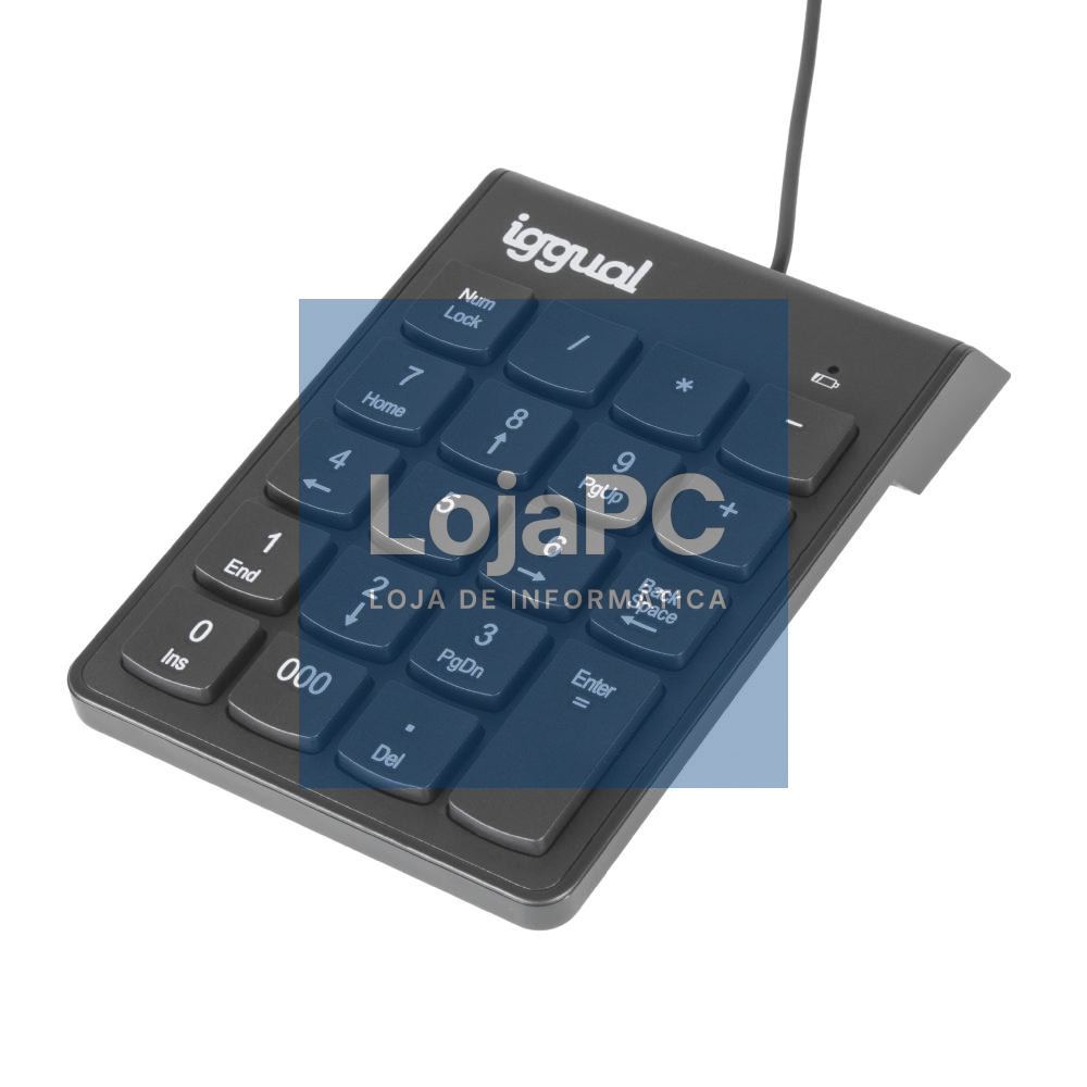 iggual Teclado numérico USB CK-NUM-19T negro — imagem 5