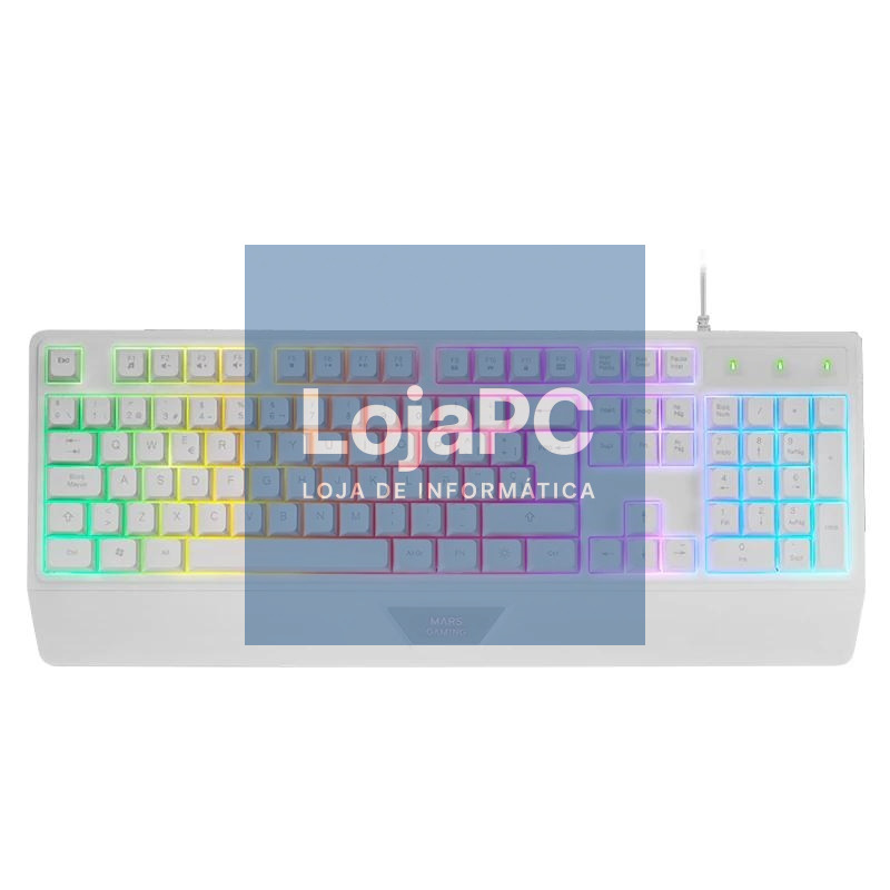 Mars Gaming Teclado MK124 Blanco