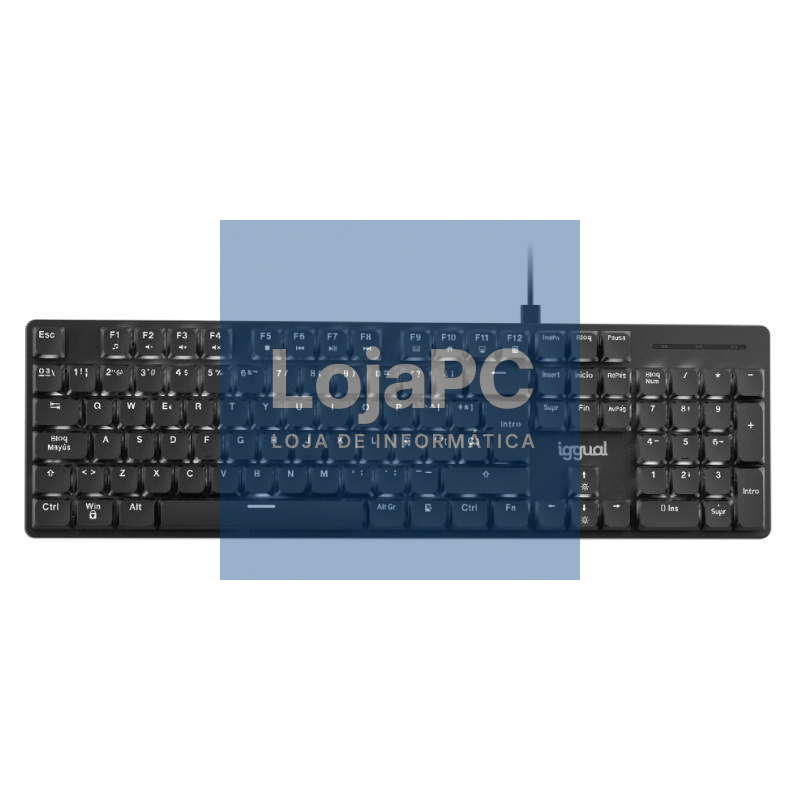 iggual Teclado USB mecánico CK-MECHA-105T negro