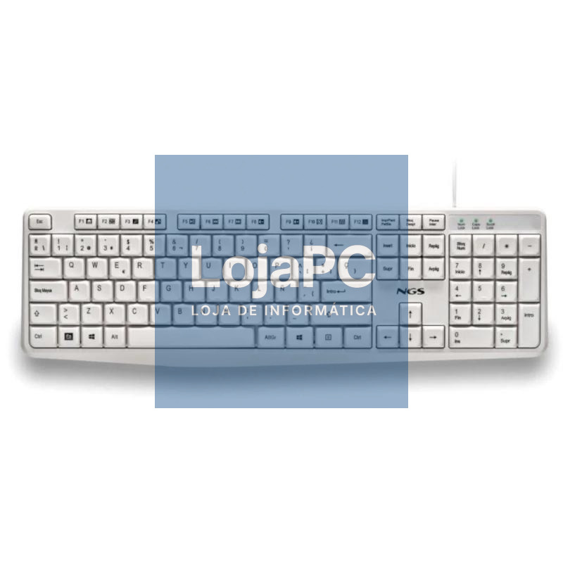NGS Teclado USB-A 12 Teclas Multi Cable 1.5M