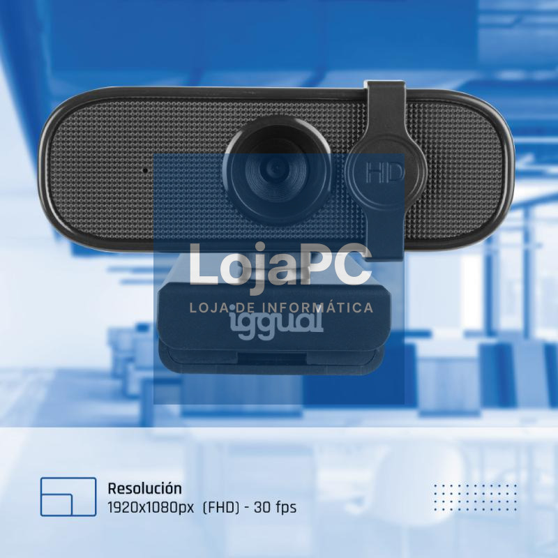 iggual Webcam USB FHD 1080p WC1080 Quick View — imagem 2