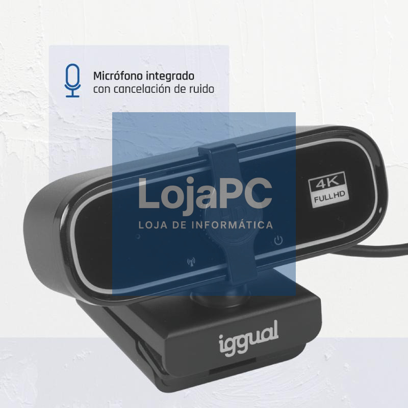 iggual Webcam USB 4K UHD WC3840 Business Pro View — imagem 5