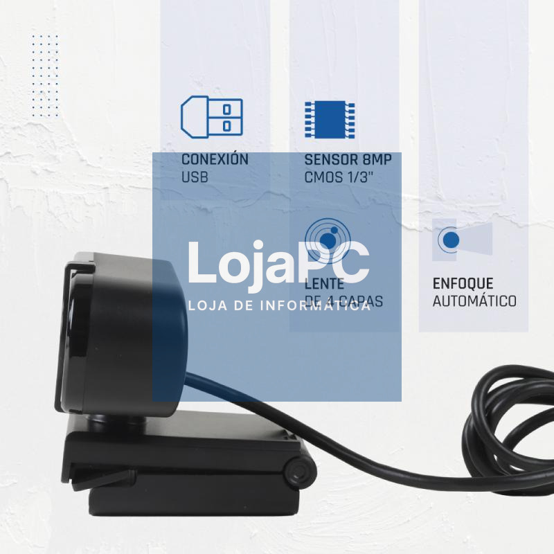 iggual Webcam USB 4K UHD WC3840 Business Pro View — imagem 3