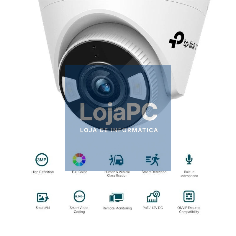 VIGI Cámara IP Turret C430 3MP PlásT Full-Color 2. — imagem 2