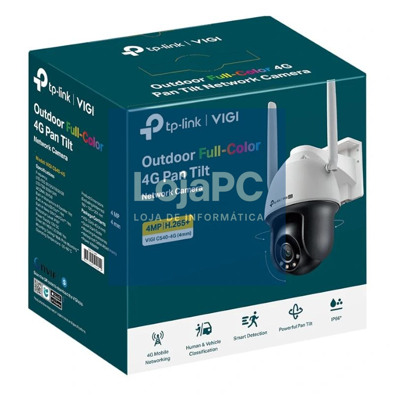 VIGI Cámara IP PT C540-4G 4MP Plástico Full-Color — imagem 3