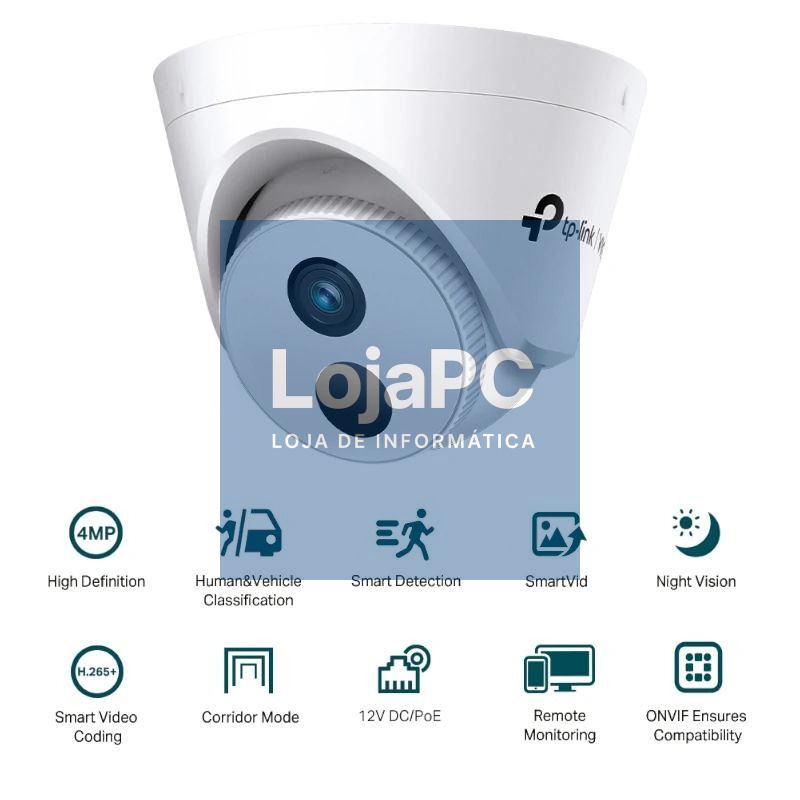 VIGI Cámara IP Turret C440I 4MP Plástico IR 2.8mm — imagem 2