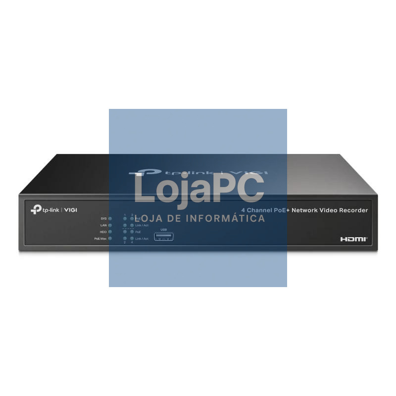 VIGI Grabador IP NVR1004H-4P Rack 01 HDD 04 C PoE — imagem 3