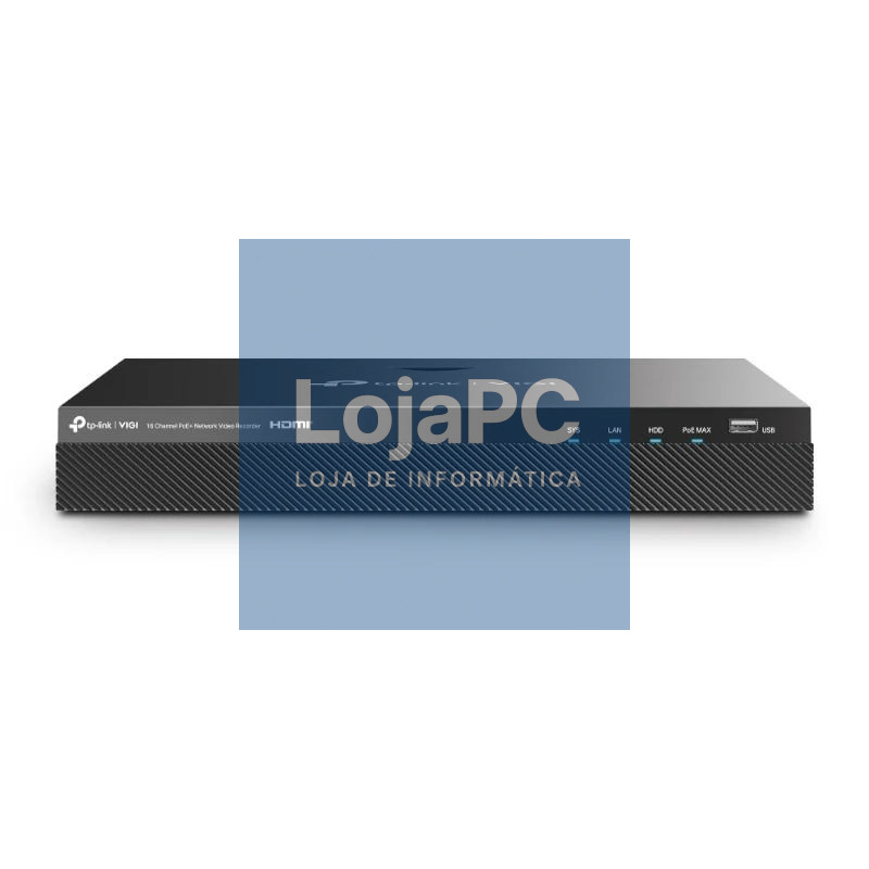 VIGI NVR2016H-16P Grabador IP Rack 02 HDD 16 C PoE