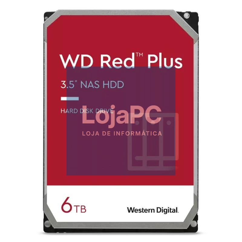 Western Digital Red Plus WD60EFPX 6TB SATA-600