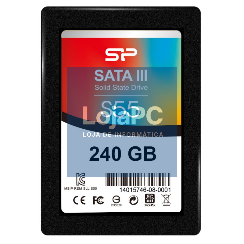 SP Slim S55 SSD 240GB 2.5" 7mm Sata3 — imagem 3