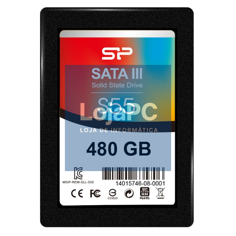 SP Slim S55 SSD 480GB 2.5" 7mm Sata3 — imagem 3
