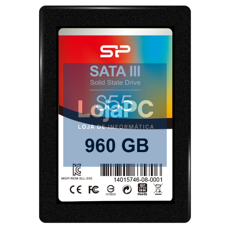 SP S55 SSD 960GB 2.5" 7mm Sata3 — imagem 3