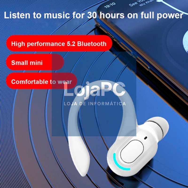 Fone de ouvido Bluetooth COOL Midway Branco — imagem 4