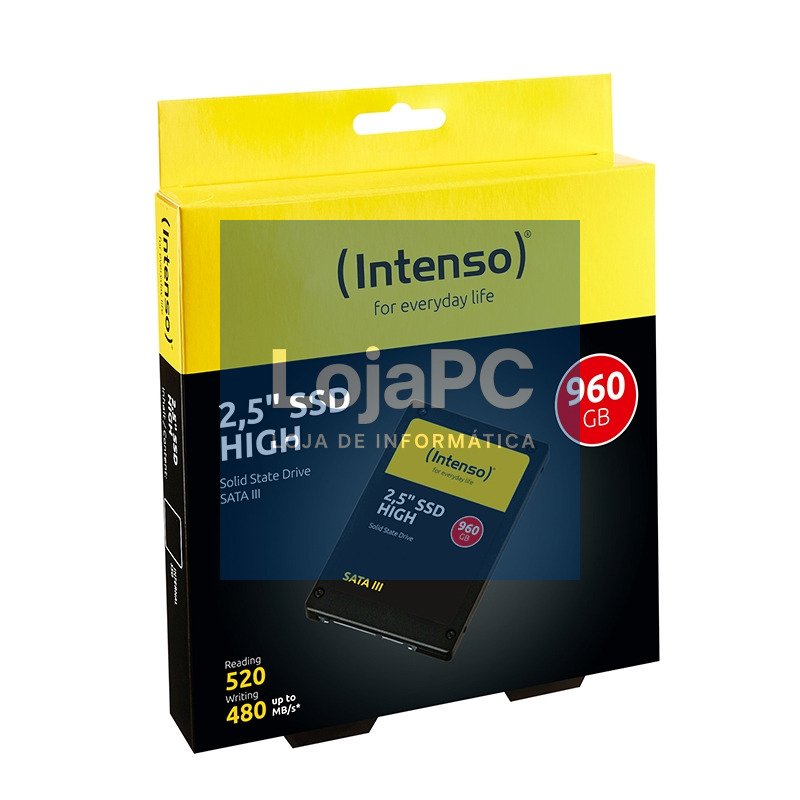 Intenso 3813460 HIGH SSD 960GB 2.5" Sata3 — imagem 3