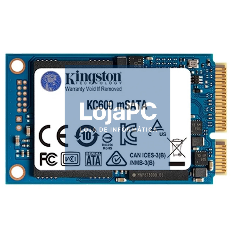 Kingston SKC600MS/256G SSD 256GB TLC 3D mSATA