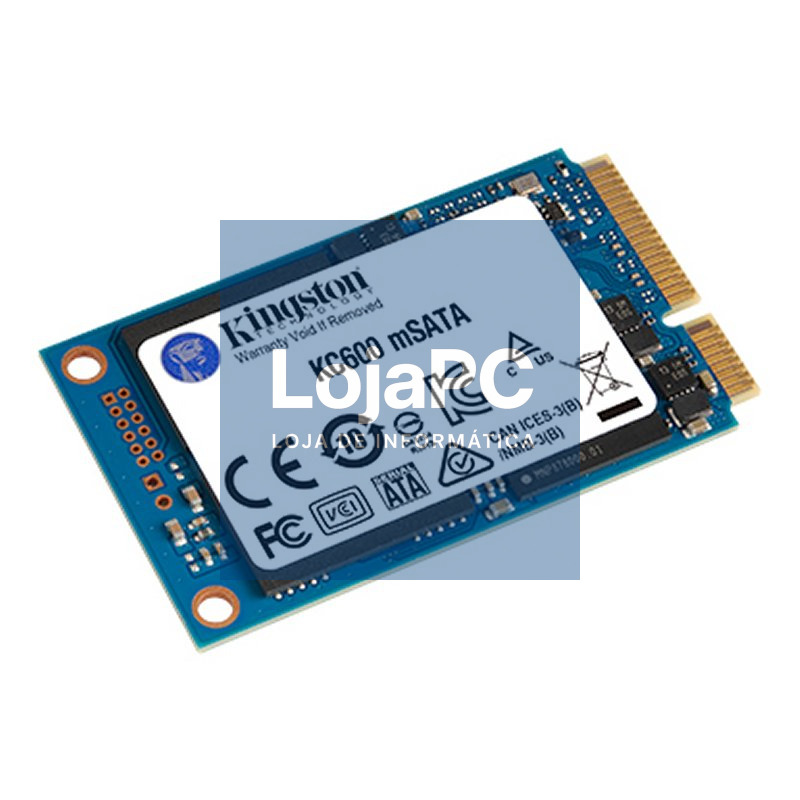 Kingston SKC600MS/256G SSD 256GB TLC 3D mSATA — imagem 3