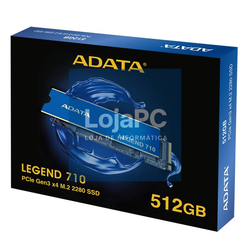 ADATA SSD LEGEND 710 512GB PCIe Gen3 x4 NVMe 1.4 — imagem 2