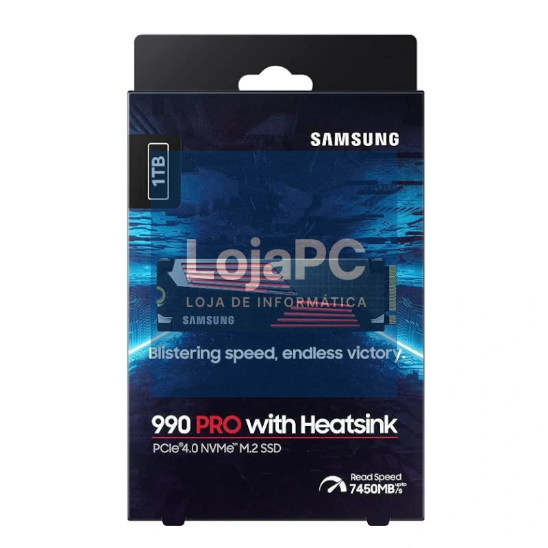Samsung 990 PRO HeatSink SSD 1TB PCIe 4.0 NVMe M.2 — imagem 5