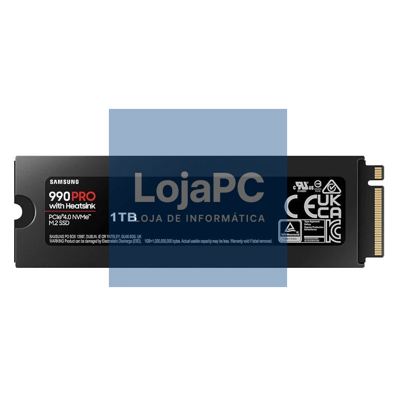 Samsung 990 PRO HeatSink SSD 1TB PCIe 4.0 NVMe M.2 — imagem 3
