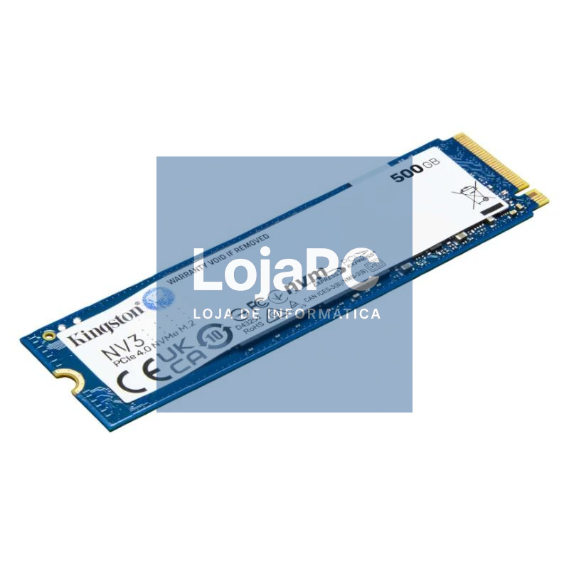 Kingston NV3 SSD 500GB PCIe NVMe Gen 4.0 — imagem 3