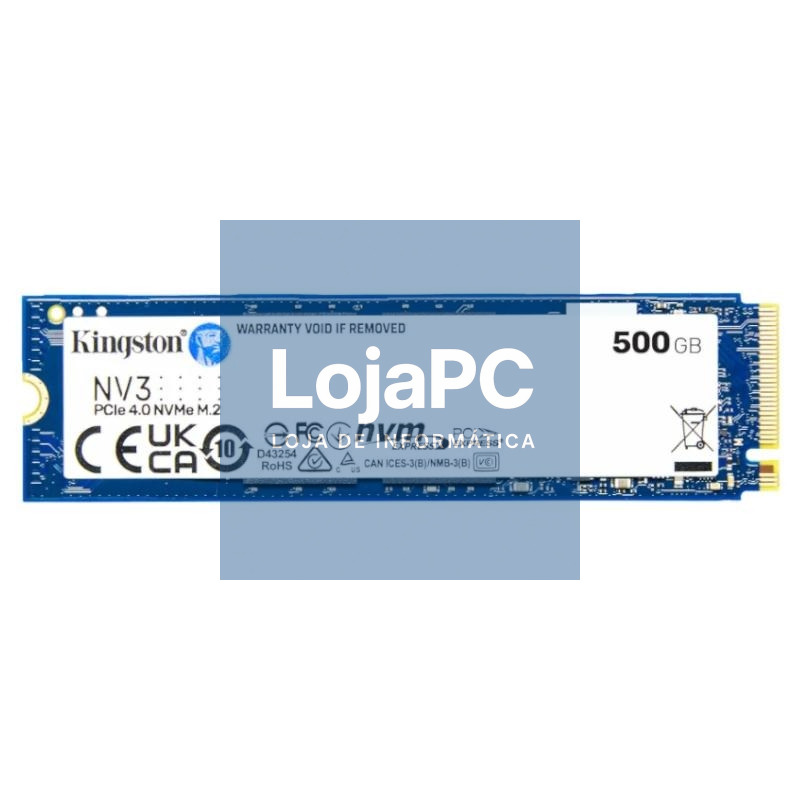 Kingston NV3 SSD 500GB PCIe NVMe Gen 4.0