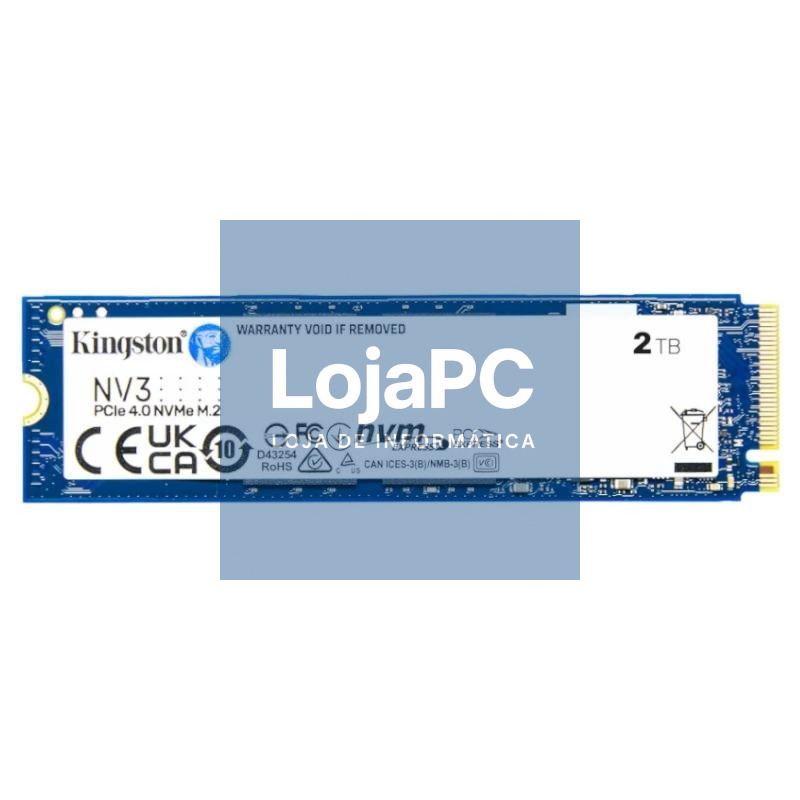 Kingston NV3 SSD 2TB PCIe NVMe Gen 4.0